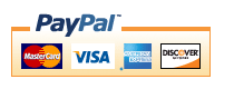 We accept all major credit cards through Paypal